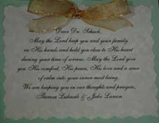 Custom Sympathy Card