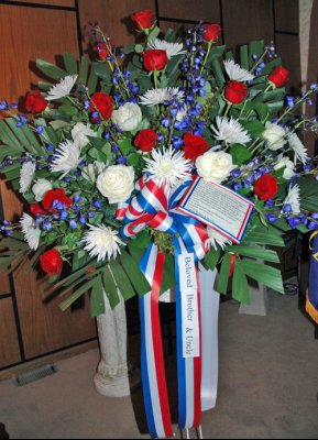 Patriotic Flower Arrangement